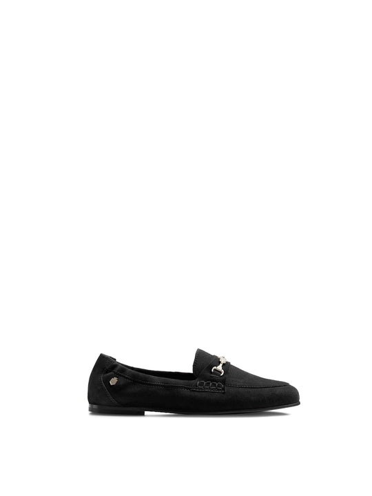 The Newmarket - Women's Loafers - Black Suede