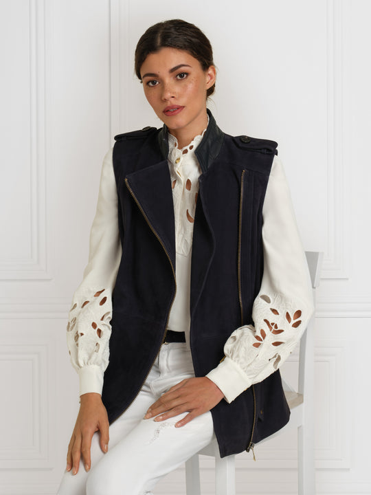 The Primrose Gilet - Navy