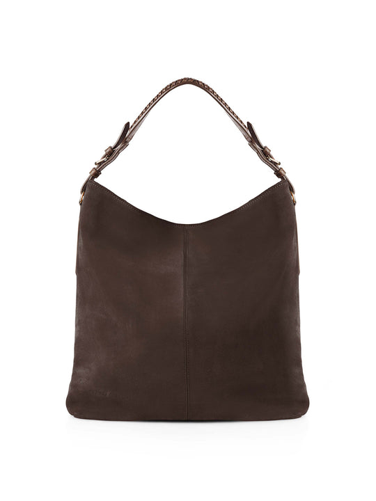 The Tetbury - Women's Handbag - Chocolate Suede