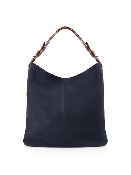 Navy blue suede bag sale