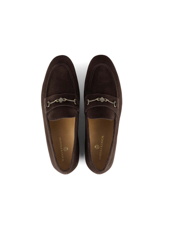 The Cambridge - Men's Loafers - Chocolate Suede