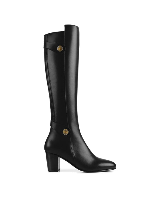 The Upton - Women's Tall Boots - Black Leather